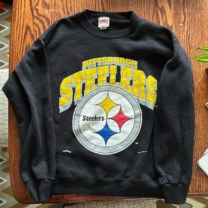 Vintage Steelers Crewneck Sweat Shirt.